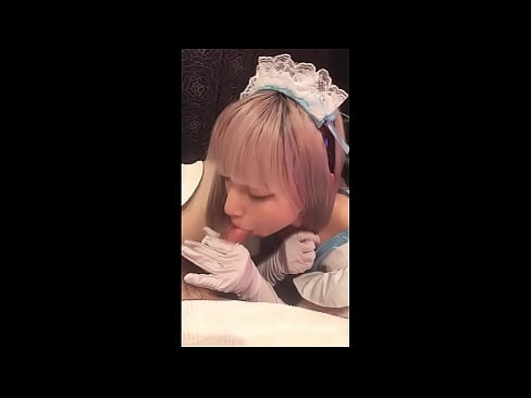❤️ Idol japonez [mayuka], kostum shërbyese franceze, pjesa 1, blowjob dhe kërcitje me locion Porno e vështirë tek ne ❌️❤